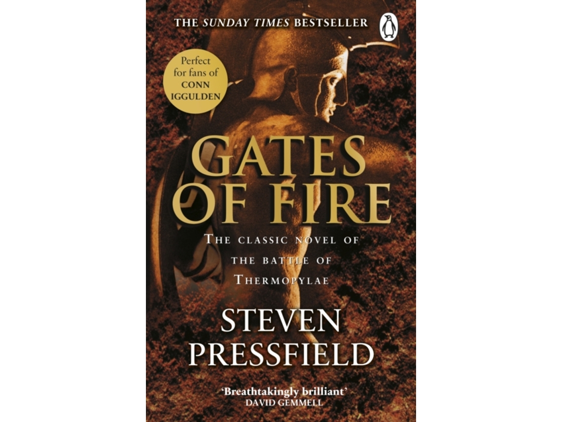 Livro gates of fire de steven pressfield (inglês)
